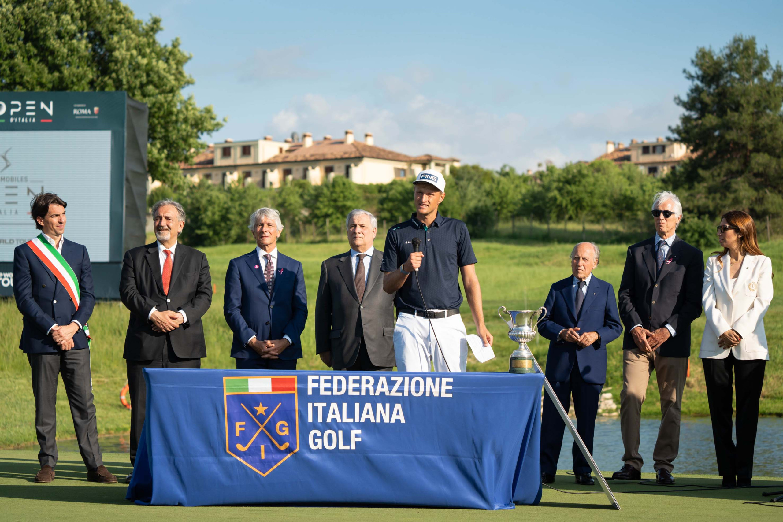 Roma, Italia gennaio 31 2023 oscar cerimonia golf statuetta